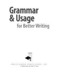 Grammer And Usage fir Better Writing