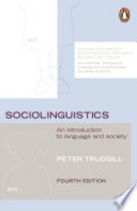 Sociolinguistics An Introduction To Language And Society
